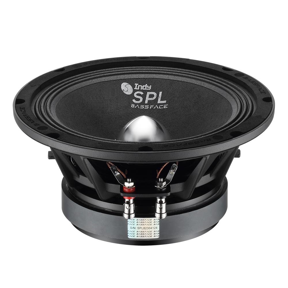 Bassface Indy SPL8M/4 8" 20cm 4Ohm 250w RMS Pro Audio/Car Midrange Speaker