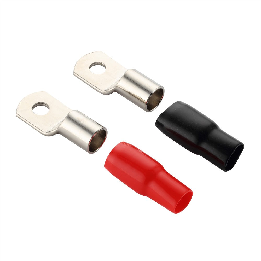 Bassface RT4C Heavy Duty Copper Ring Terminal x2 - 4AWG
