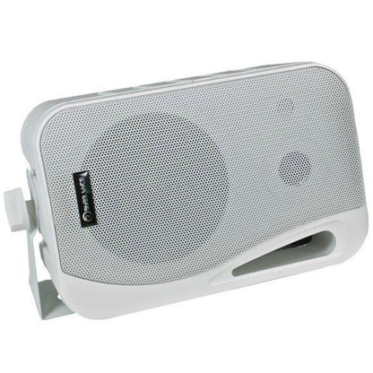 Bassface SPLBOX.2 4Ohm 2x100w RMS Waterproof Outdoor Mini Box Speakers (White) Pair