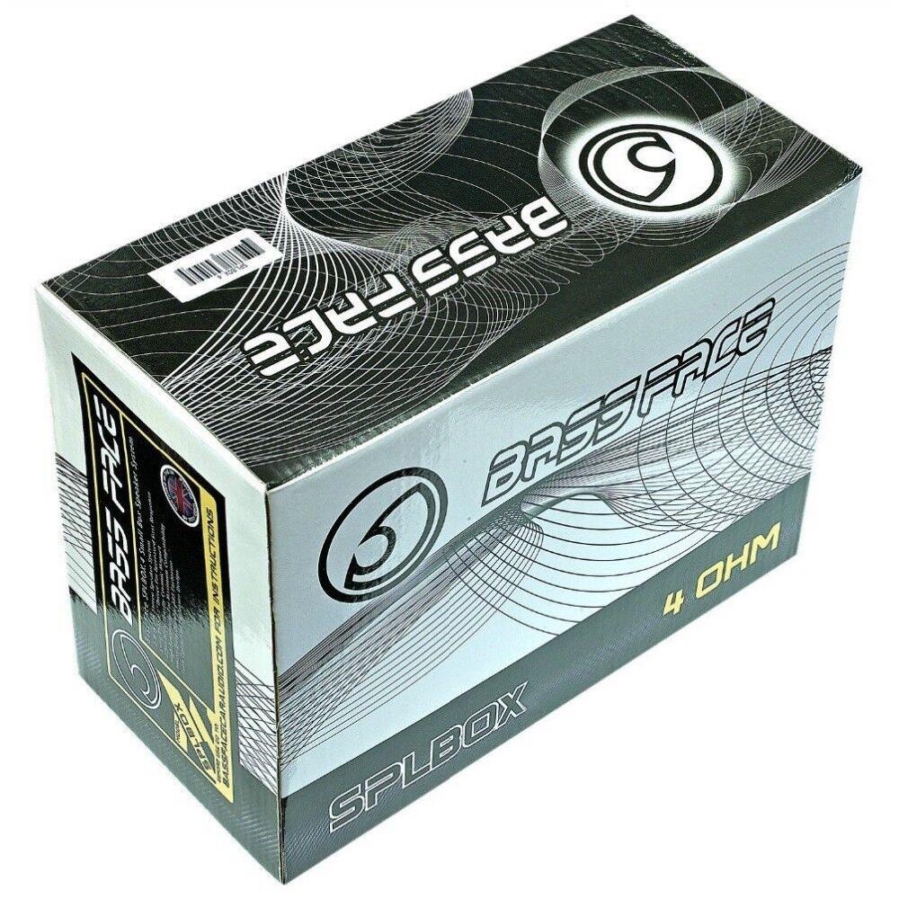 Bassface SPLBOX.2 4Ohm 2x100w RMS Waterproof Outdoor Mini Box Speakers (White) Pair