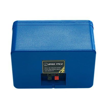 Bassface SPLBOX.4BL 4Ohm 2x50w RMS Waterproof Outdoor Mini Box Speakers (Blue) Pair