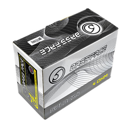 Bassface SPLBOX.4YL 4Ohm 2x50w RMS Waterproof Outdoor Mini Box Speakers (Yellow) Pair