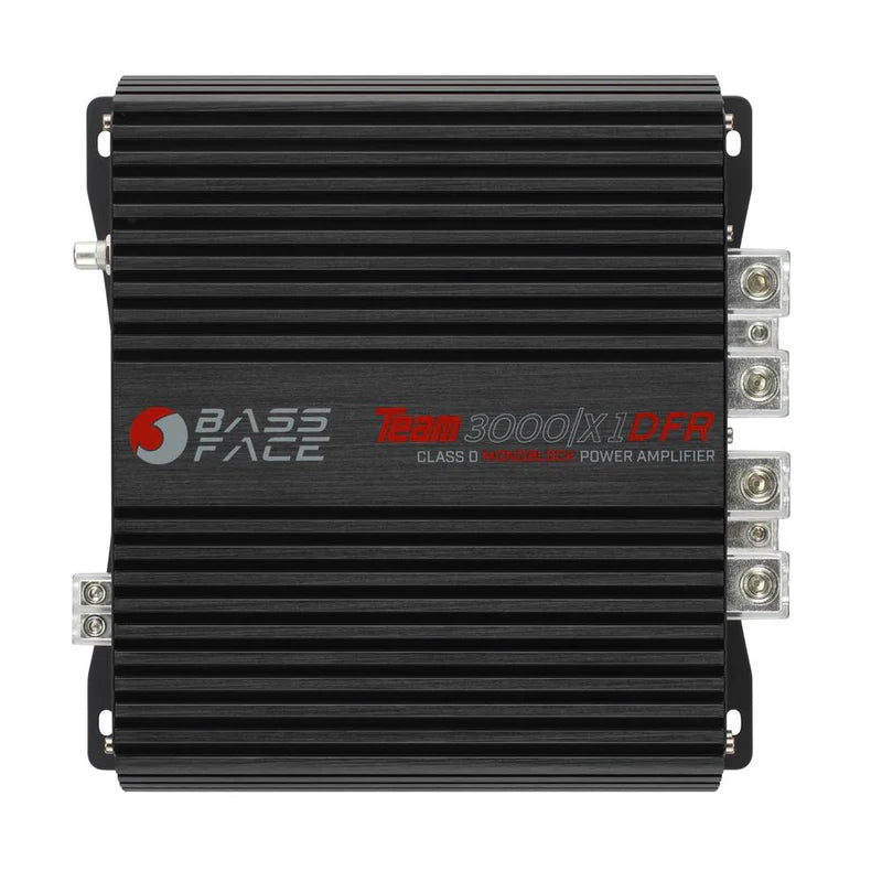 BASSFACE Team 3000/X1DFR Class D Mono Full Range Amplifier 3000w RMS