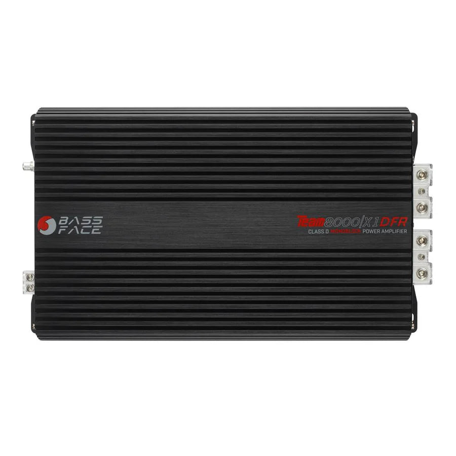 BASSFACE Team 8000/X1DFR Class D Mono Full Range Amplifier 8000w RMS