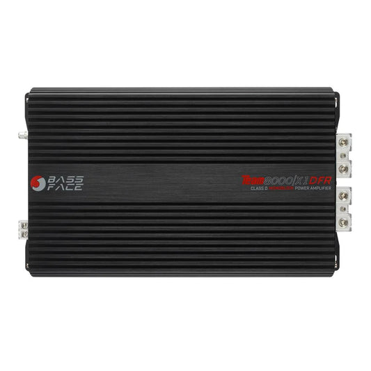 BASSFACE Team 8000/X1DFR Class D Mono Full Range Amplifier 8000w RMS