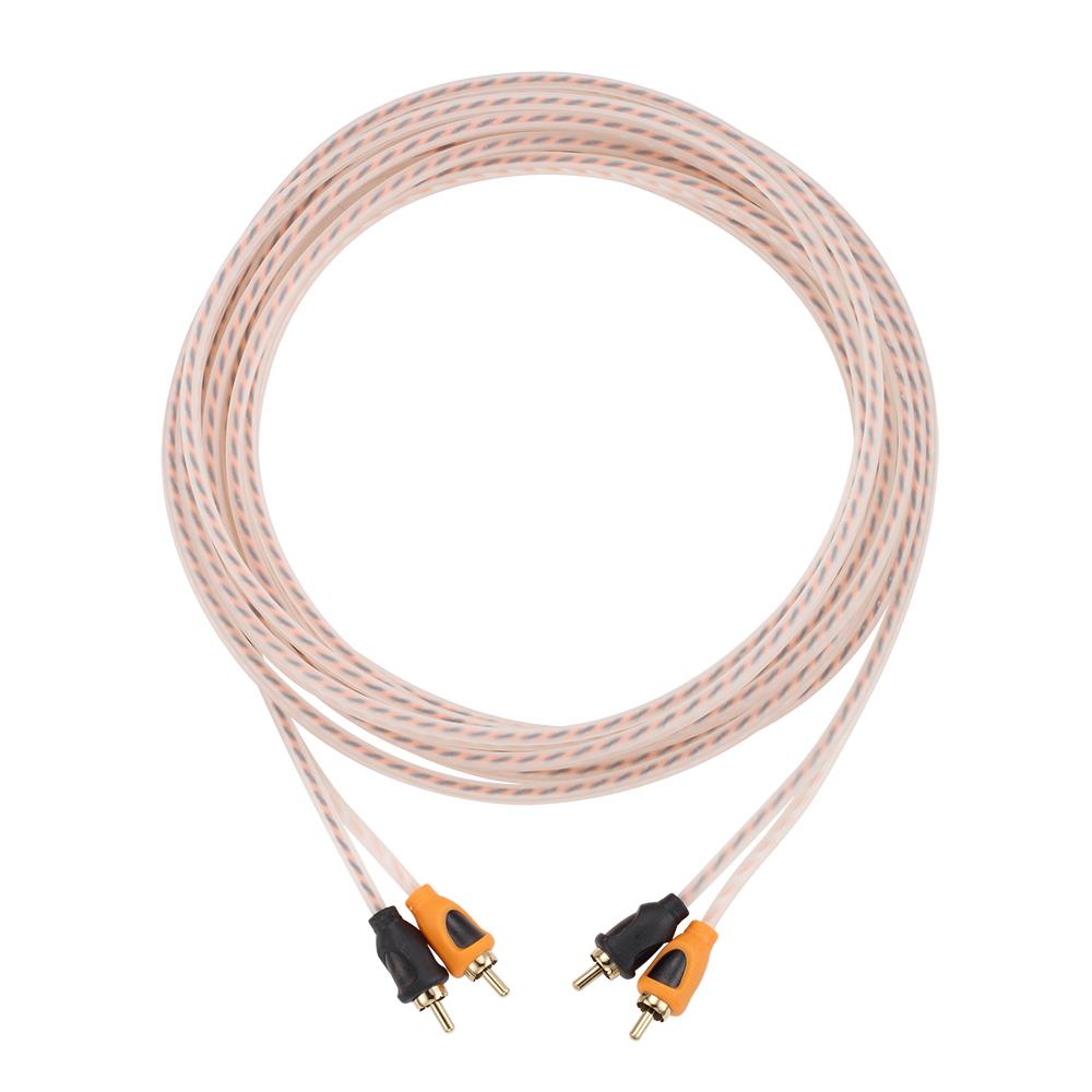 Bassface VOLT/8 8AWG (8.3mm) 80A Mini-ANL Fused Prewired & Crimped 5m Super Flexible Amplifier Wiring Kit (30%OFC/469 Strand)