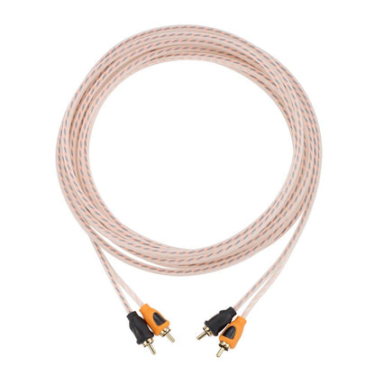Bassface VOLT/8 8AWG (8.3mm) 80A Mini-ANL Fused Prewired & Crimped 5m Super Flexible Amplifier Wiring Kit (30%OFC/469 Strand)