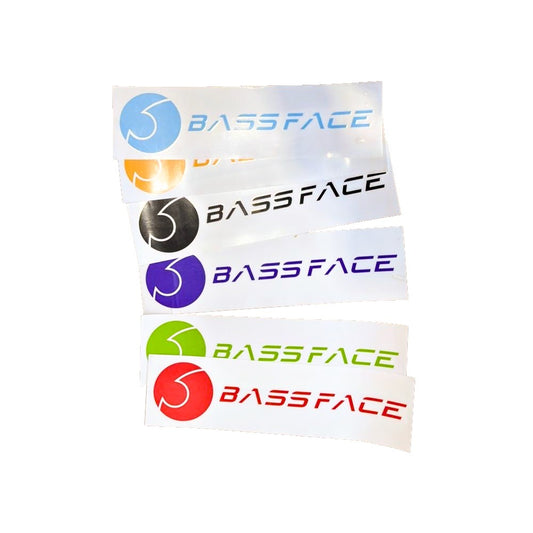 Bassface BFS200RD Bassface Red 200mm Window Sticker