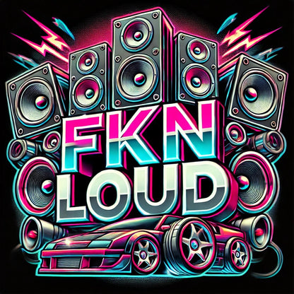 FKN Loud - Rear printed Hoodie - Design 3