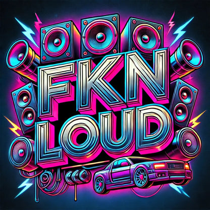 FKN Loud - Rear printed Hoodie - Design 4