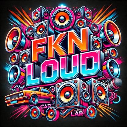 FKN Loud - Rear printed Hoodie - Design 5