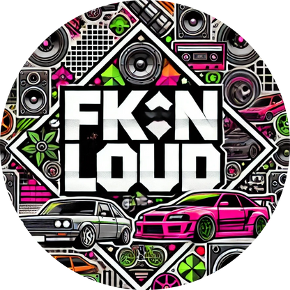 FKN Loud - Rear printed Hoodie - Design 8