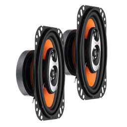 Bassface - GT Audio GT-FR463 4x6 inch 10.5x15.5cm 3-Way Coaxial Speakers 2x60W RMS Pair