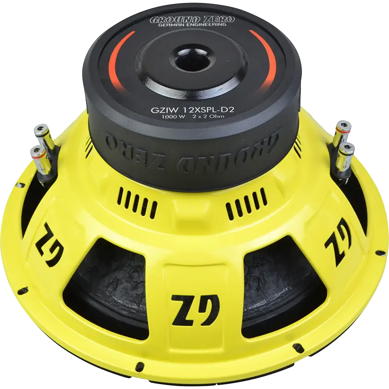 Ground Zero Iridium GZIW-12XSPL-D2 - 12" 30cm 1000 Watt Dual Voice Coil High Quality SPL Subwoofer