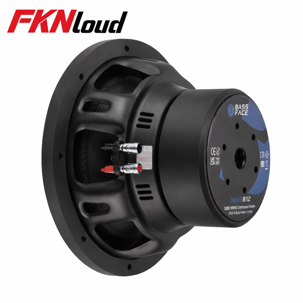 Bassface - Indy B10/2 10 inch 25cm 2x2Ohm DVC Deep Bass Subwoofer 500w RMS