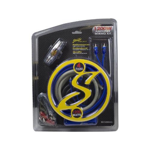 Stinger - The 4GA Copper 1200W Complete Wiring Kit SS1200XS