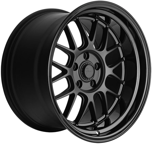 7Twenty Style 57 (Black on Black) 5x112 - 8.5x18"+35 - Alloy Wheel