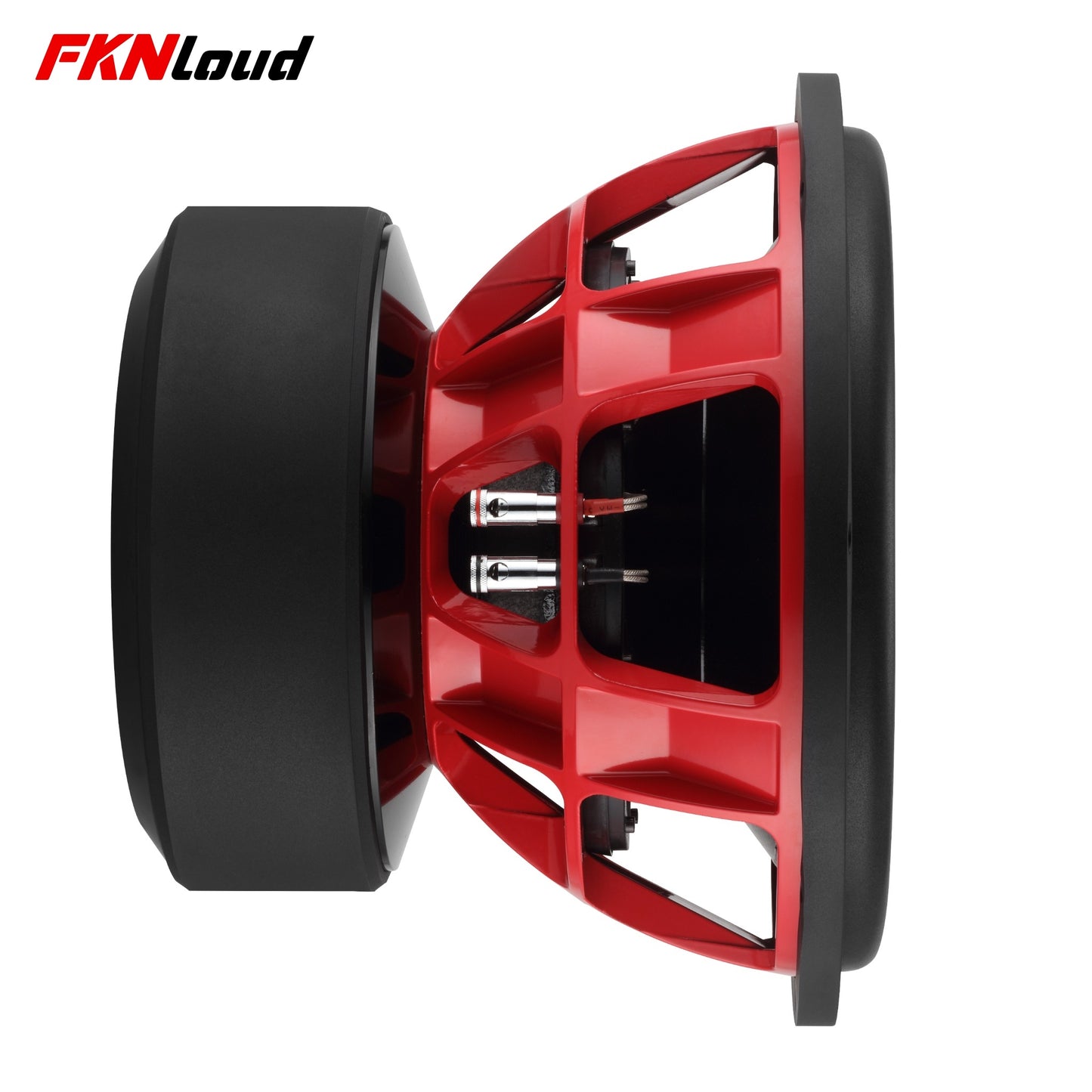 BASSFACE Team RED15/1SPL 15 inch 38cm 2x1Ohm DVC Extreme SPL Subwoofer 6500W RMS