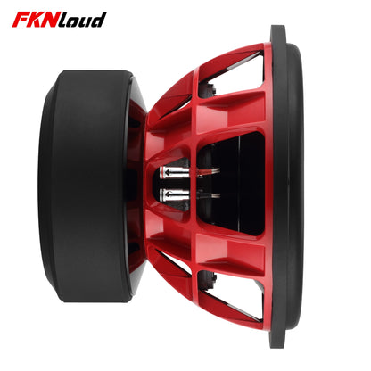 BASSFACE Team RED15/1SPL 15 inch 38cm 2x1Ohm DVC Extreme SPL Subwoofer 6500W RMS