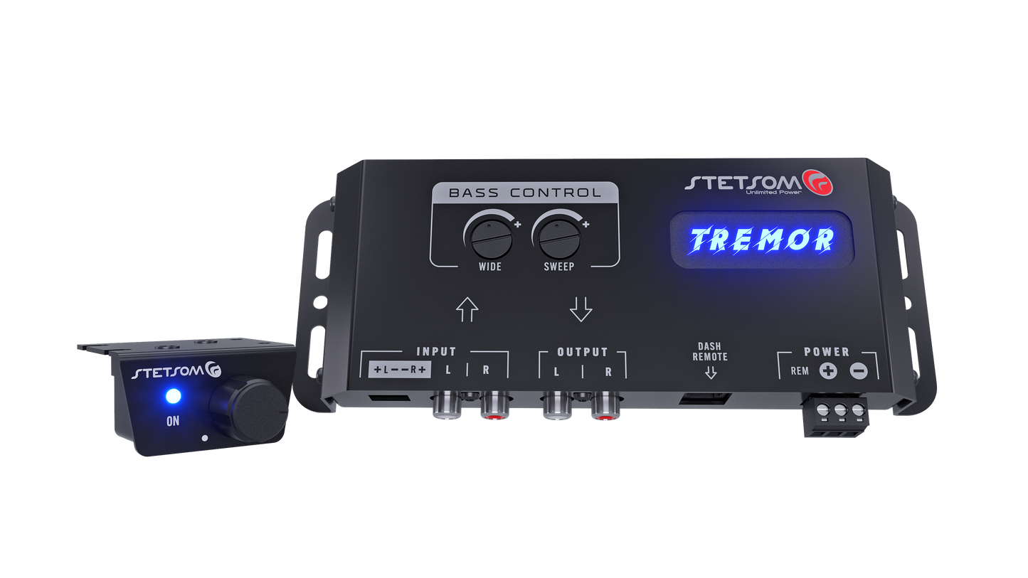 Stetsom TREMOR STT42 Bass Restoration Processor + Tremor Control + 5m / 16ft Cable for Tremor Control