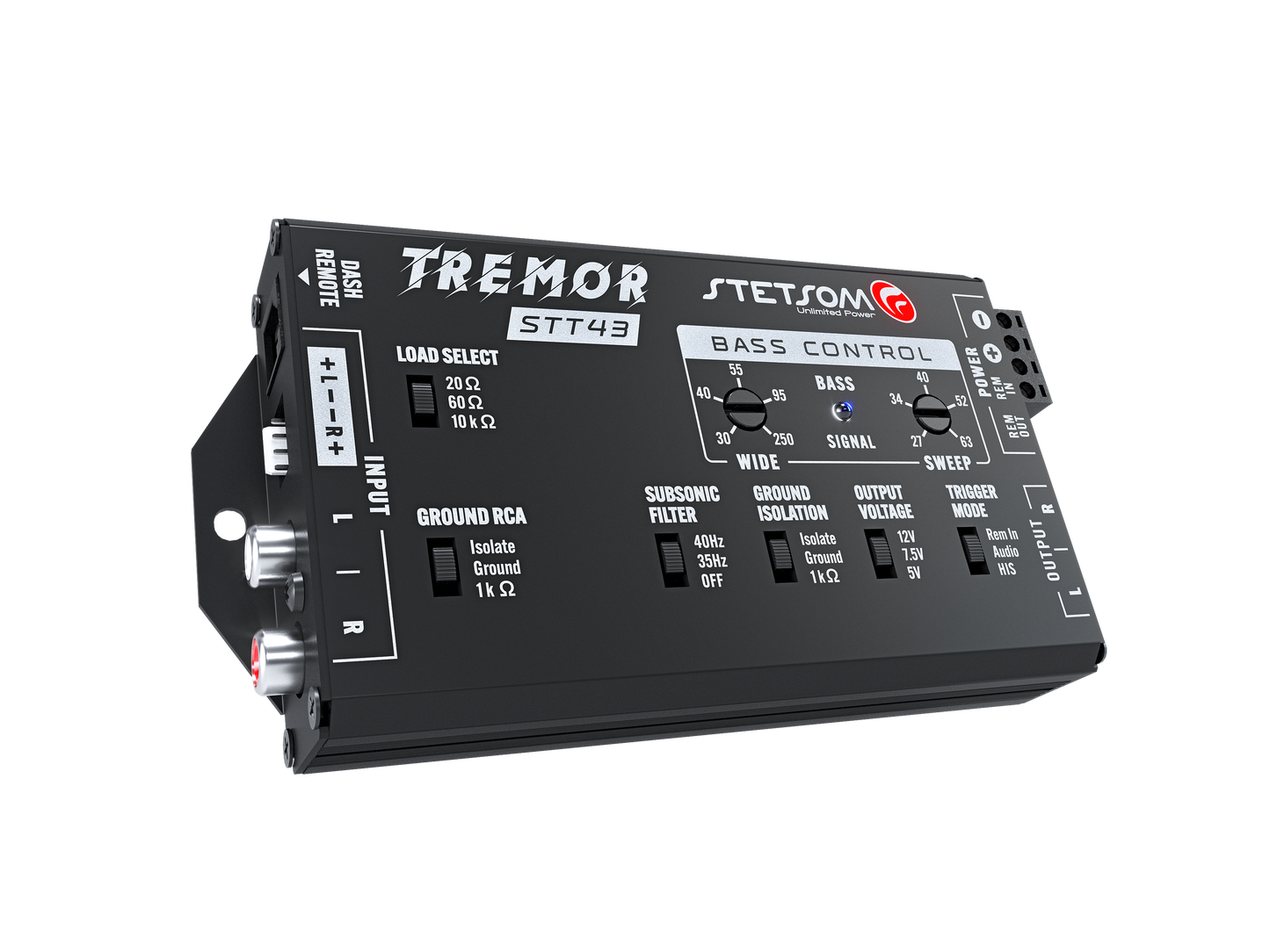 Stetsom STT43 Tremor PRO - Bass Restoration Digital Processor with Bass knob