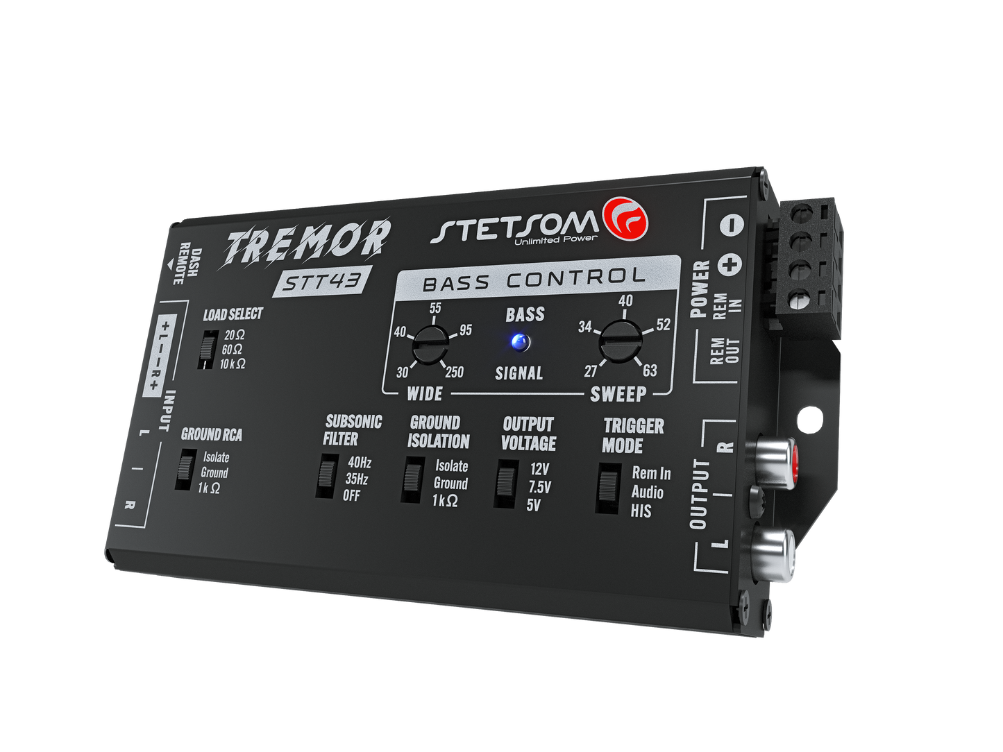 Stetsom STT43 Tremor PRO - Bass Restoration Digital Processor with Bass knob