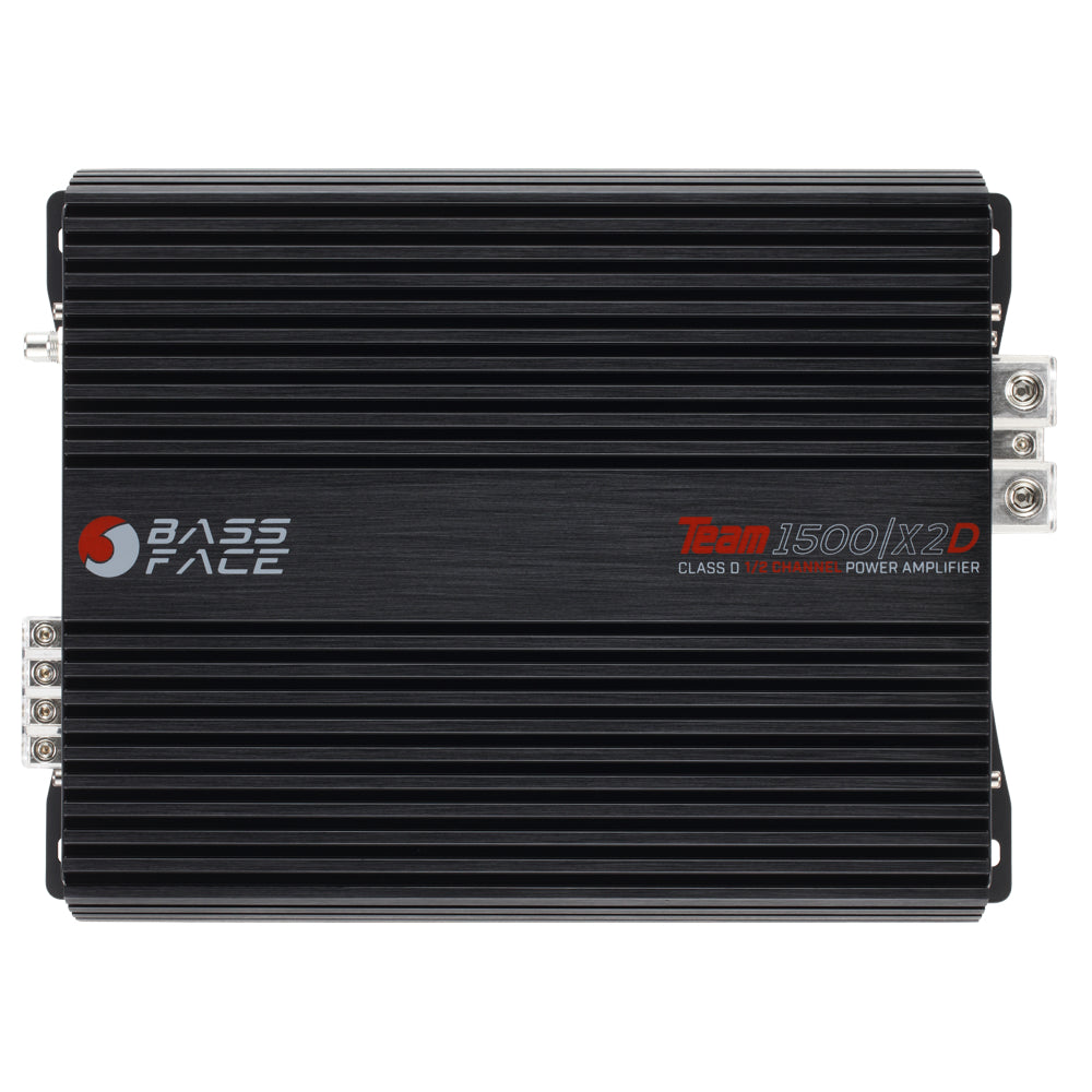 BASSFACE Team 1500/x2D Class D 2 Channel Full Range Amplifier 3000w RMS