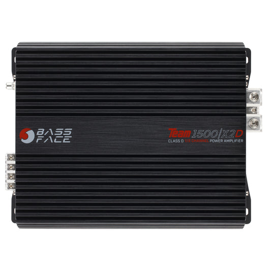 BASSFACE Team 1500/x2D Class D 2 Channel Full Range Amplifier 3000w RMS