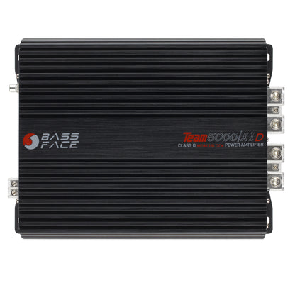 BASSFACE Team 5000/x1D Class D Mono Amplifier 5000w RMS