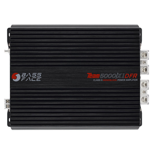 BASSFACE Team 5000/X1DFR Class D Mono Amplifier 5000w RMS