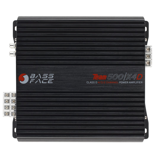 BASSFACE Team 500/x4D Class D 4 Channel Full Range Amplifier 2000w RMS