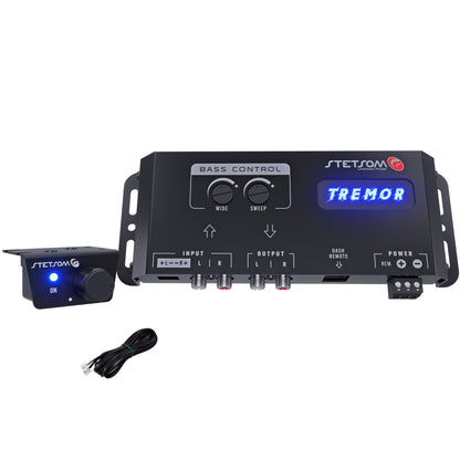 Stetsom TREMOR STT42 Bass Restoration Processor + Tremor Control + 5m / 16ft Cable for Tremor Control
