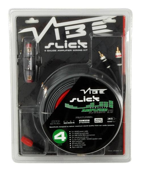 Vibe - VSAWK4-V1: 4 AWG Slick Amp Wiring Kit