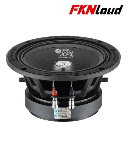 Bassface Team XPL6/4 6 INCH 20cm 4Ohm 200w RMS Professional Grade High Output Midrange Speaker