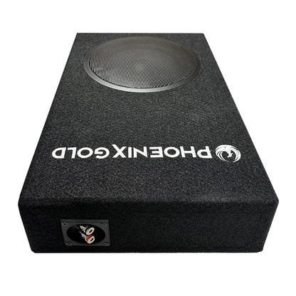 Phoenix Gold - Passive single 8 inch 250W RMS 4Ohm subwoofer - enclosure