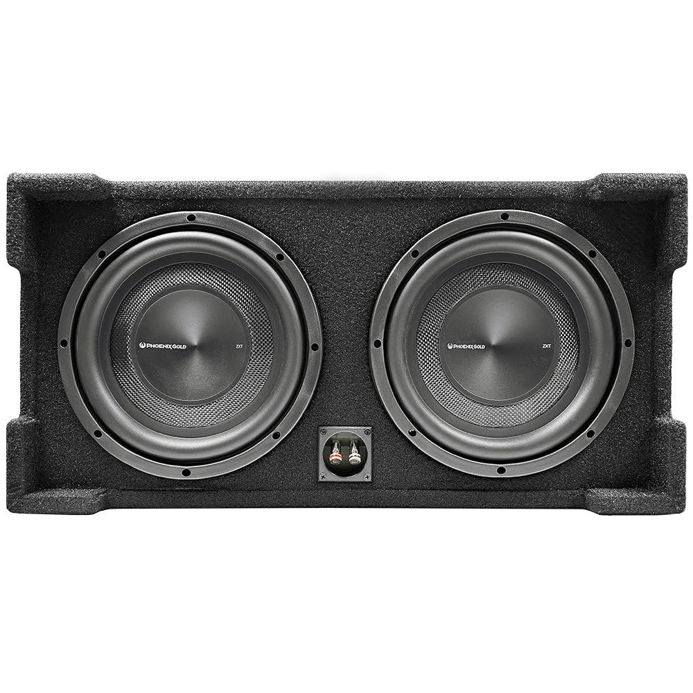 Phoenix Gold - ZX210PBS Passive dual 10 inch 500W RMS 2Ohm subwoofer enclosure