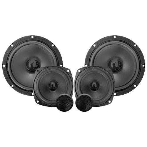 Phoenix Gold - ZX653CS 3-Way Component Speakers combines 6.5 inch Midrange Woofers, 3.5 inch Midrange Speakers and 1” High-end Tweeters.