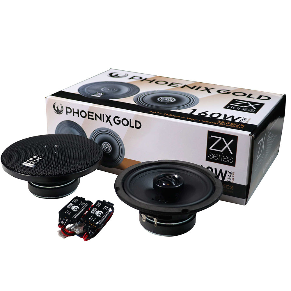 Phoenix Gold - ZX65CX 6.5 inch 2-WAY COAXIAL SPEAKER | 160 WATT PEAK