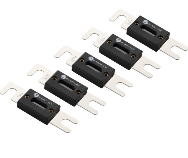 Bassface 500A Nickel Plated ANL Fuse x5