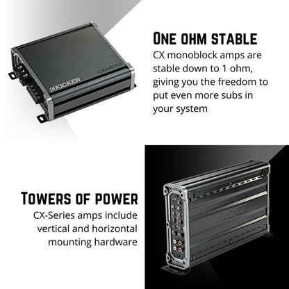CX 400W Monoblock Class D Subwoofer Amplifier