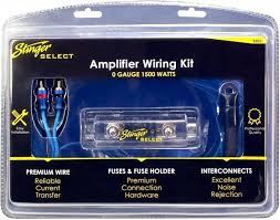 Stinger Select SSK0 - 1/0 Gauge 1500W Complete Amplifier Wiring Kit