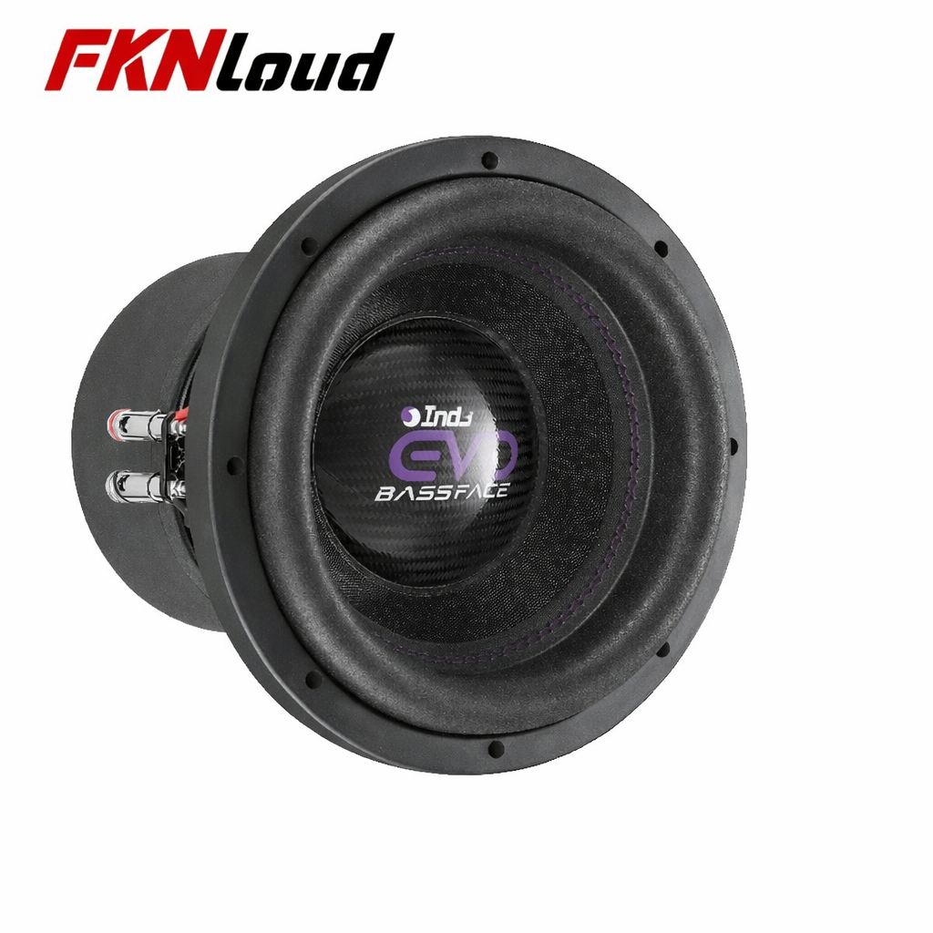 Bassface - Indy EVO12/2 12 inch 30cm 2x2Ohm DVC Deep Bass Plus Subwoofer 1500w RMS