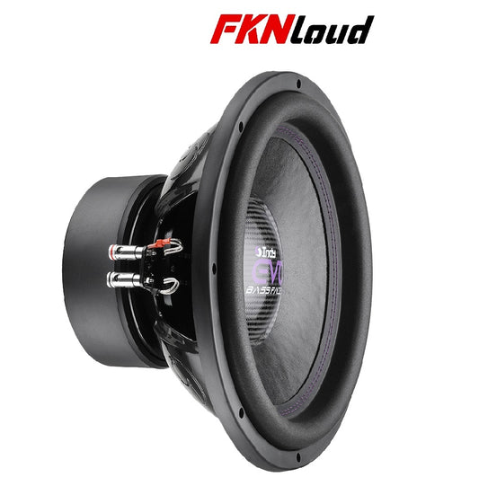 Bassface - Indy EVO15/2 15 inch 38cm 2x2Ohm DVC Deep Bass Plus Subwoofer 2000w RMS