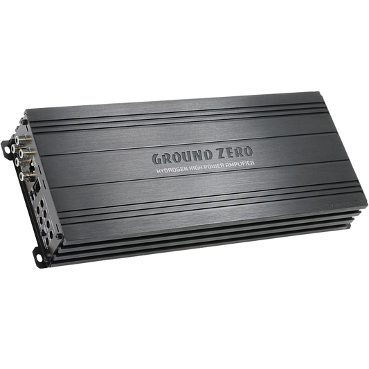 Ground Zero Hydrogen GZHA MINI FIVE - 1200W Class D 5 Channel Car Speaker Amplifier