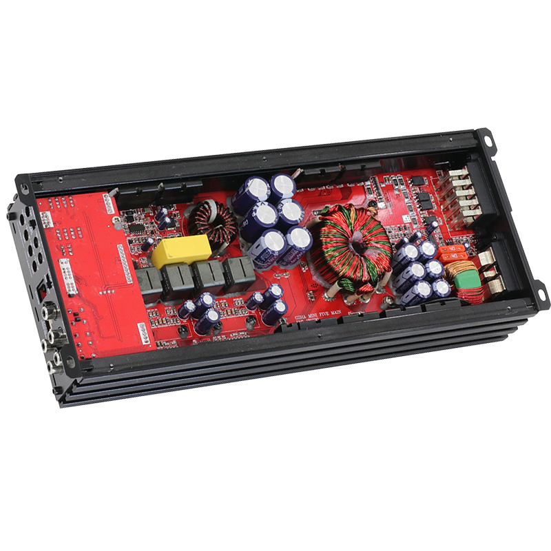 Ground Zero Hydrogen GZHA MINI FIVE - 1200W Class D 5 Channel Car Speaker Amplifier