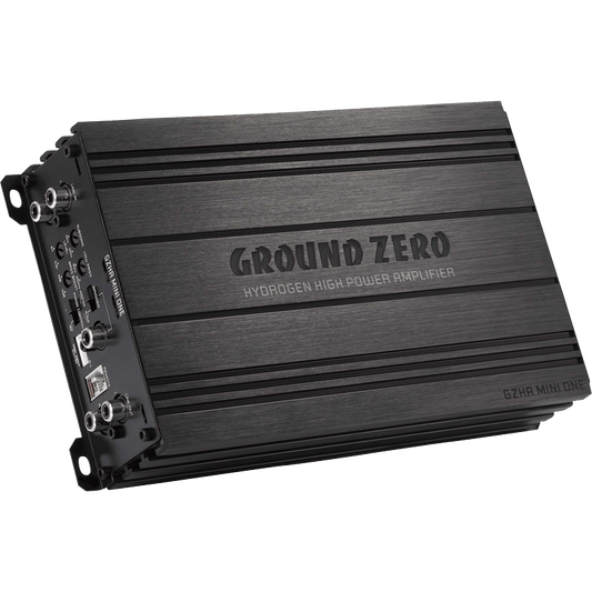 Ground Zero Hydrogen GZHA MINI ONE - 750W Class D Mono Channel Car Subwoofer Amplifier