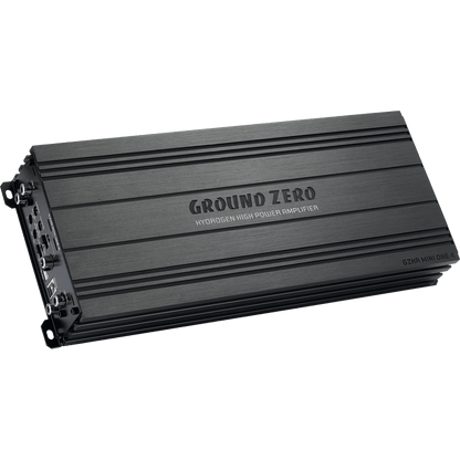 Ground Zero Hydrogen GZHA MINI ONE K - 1200W Class D Mono Channel Car Subwoofer Amplifier
