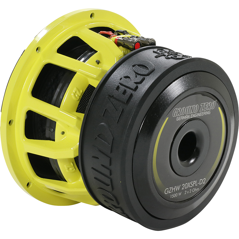 Ground Zero Hydrogen GZHW 25XSPL-D2 - 10" 25cm 2500 Watt Dual Voice Coil Car Subwoofer Bass Driver