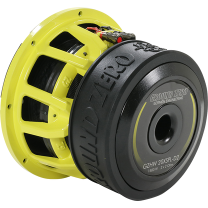 Ground Zero Hydrogen GZHW 25XSPL-D2 - 10" 25cm 2500 Watt Dual Voice Coil Car Subwoofer Bass Driver
