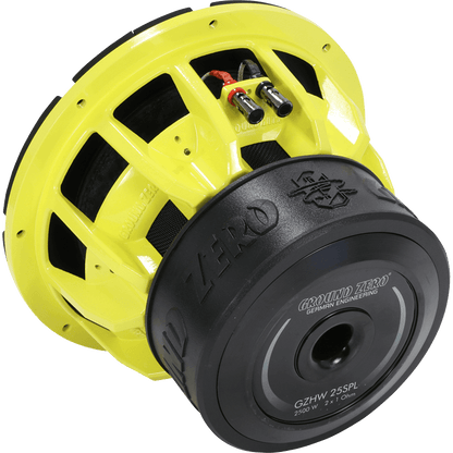 Ground Zero Hydrogen GZHW 25XSPL-D1 - 10" 25cm 2500 Watt Dual Voice Coil Car Subwoofer Bass Driver